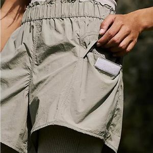 FP Movement Grey Olive In The Wild Short NWT